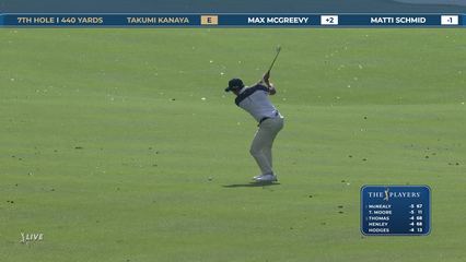 Takumi Kanaya | Round 1 | 7th hole | Shot 2 | 2026 THE PLAYERS