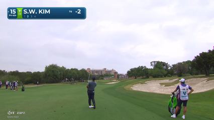 Si Woo Kim | Round 1 | 15th hole | Shot 2 | 2026 Valero