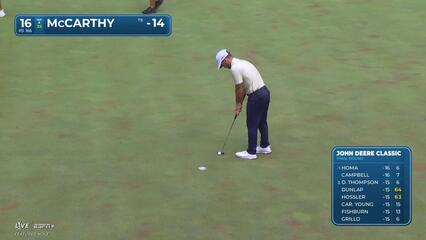 Denny McCarthy | Round 4 | 16th hole | Shot 3 | 2025 John Deere