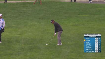 Jake Knapp | Round 1 | 9th hole | Shot 2 | 2025 AT&T Pebble Beach