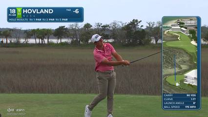 Viktor Hovland | Round 4 | 18th hole | Shot 1 | 2026 RBC Heritage