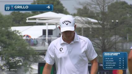 Emiliano Grillo | Round 4 | 17th hole | Shot 4 | 2025 Houston Open