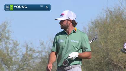 Cameron Young | Round 3 | 15th hole | Shot 3 | 2026 WM Phoenix Open