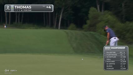 Justin Thomas | Round 2 | 2nd hole | Shot 5 | 2025 BMW Championship