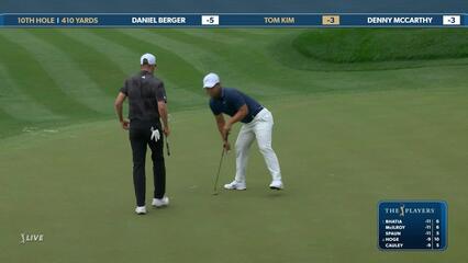 Tom Kim | Round 4 | 10th hole | Shot 4 | 2025 THE PLAYERS