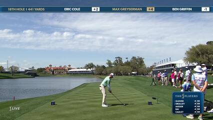 Max Greyserman | Round 1 | 18th hole | Shot 1 | 2025 THE PLAYERS