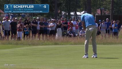 Scottie Scheffler | Round 3 | 3rd hole | Shot 5 | 2025 Genesis Scottish Open