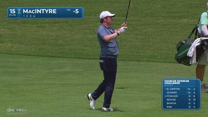 Robert MacIntyre | Round 3 | 15th hole | Shot 2 | 2025 Charles Schwab
