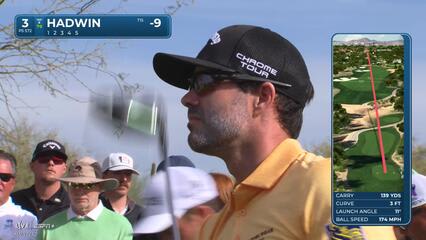 Adam Hadwin | Round 4 | 3rd hole | Shot 1 | 2025 WM Phoenix Open