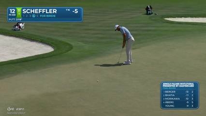 Scottie Scheffler | Round 4 | 12th hole | Shot 5 | 2026 Arnold Palmer