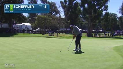 Scottie Scheffler | Round 3 | 17th hole | Shot 5 | 2026 The Genesis