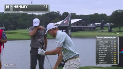 Russell Henley | Round 2 | 16th hole | Shot 1 | 2025 TOUR Championship