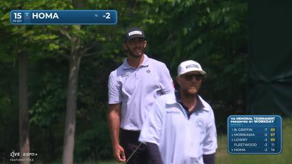 Max Homa | Round 1 | 15th hole | Shot 3 | 2025 the Memorial
