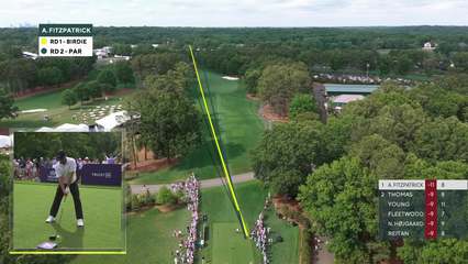 Alex Fitzpatrick | Round 3 | 9th hole | Shot 1 | 2026 Truist Championship