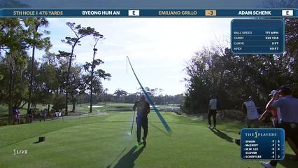 Emiliano Grillo | Round 2 | 5th hole | Shot 1 | 2025 THE PLAYERS
