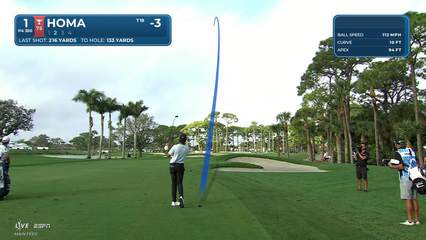 Max Homa | Round 3 | 1st hole | Shot 2 | 2026 Cognizant Classic
