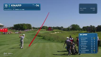 Jake Knapp | Round 3 | 13th hole | Shot 1 | 2025 3M Open