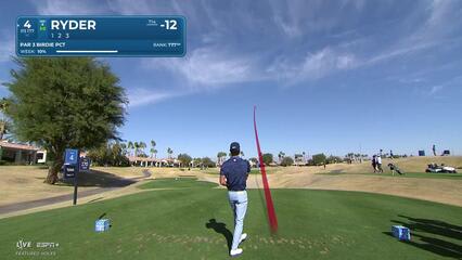 Sam Ryder | Round 3 | 4th hole | Shot 1 | 2025 The American Express