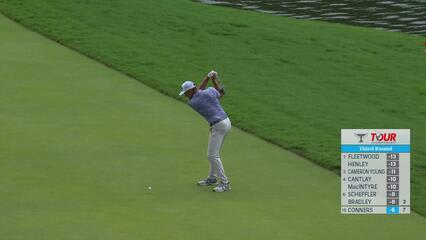 Corey Conners | Round 3 | 8th hole | Shot 1 | 2025 TOUR Championship