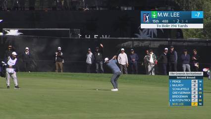Min Woo Lee | Round 2 | 15th hole | Shot 2 | 2026 The Genesis