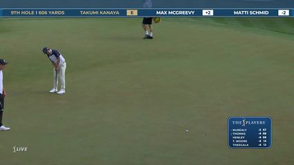 Takumi Kanaya | Round 1 | 9th hole | Shot 5 | 2026 THE PLAYERS