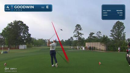 Noah Goodwin | Round 2 | 4th hole | Shot 1 | 2025 Houston Open