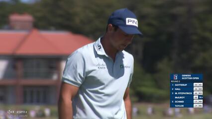 Viktor Hovland | Round 2 | 8th hole | Shot 4 | 2025 Genesis Scottish Open