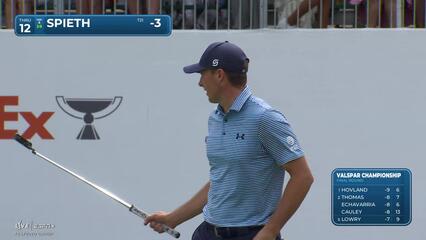 Jordan Spieth | Round 4 | 12th hole | Shot 4 | 2025 Valspar