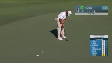 Garrick Higgo | Round 1 | 18th hole | Shot 5 | 2025 Sanderson Farms