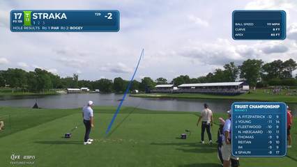Sepp Straka | Round 3 | 17th hole | Shot 1 | 2026 Truist Championship