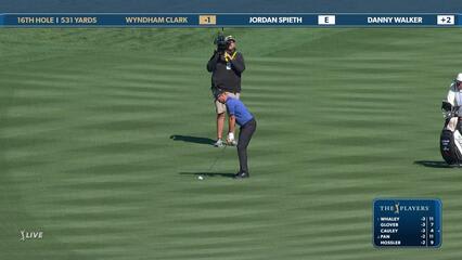 Wyndham Clark | Round 1 | 16th hole | Shot 2 | 2025 THE PLAYERS