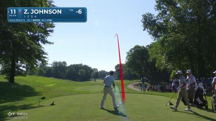 Zach Johnson | Round 3 | 11th hole | Shot 1 | 2025 John Deere