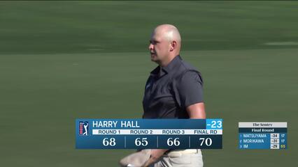 Harry Hall | Round 4 | 18th hole | Shot 5 | 2025 The Sentry