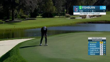 Patrick Fishburn | Round 2 | 14th hole | Shot 5 | 2024 The RSM Classic