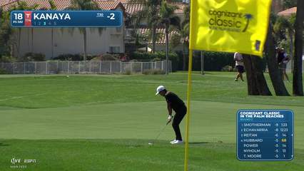 Takumi Kanaya | Round 2 | 18th hole | Shot 3 | 2026 Cognizant Classic