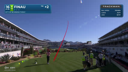 Tony Finau | Round 1 | 16th hole | Shot 1 | 2026 WM Phoenix Open