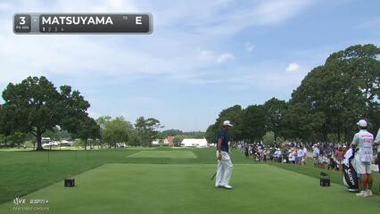 Hideki Matsuyama | Round 1 | 3rd hole | Shot 1 | 2025 TOUR Championship