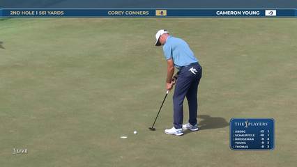 Corey Conners | Round 3 | 2nd hole | Shot 5 | 2026 THE PLAYERS