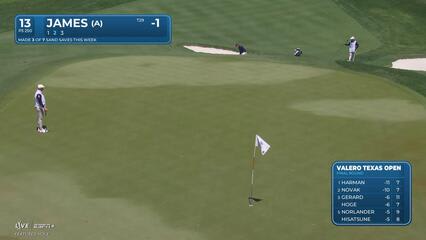 Benjamin James | Round 4 | 13th hole | Shot 2 | 2025 Valero