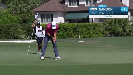Jeremy Gandon | Round 3 | 17th hole | Shot 3 | 2025 Club Car Championship