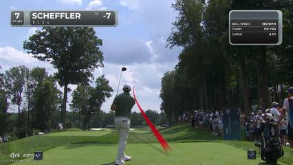Scottie Scheffler | Round 2 | 7th hole | Shot 1 | 2025 BMW Championship