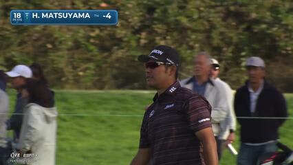 Hideki Matsuyama | Round 1 | 18th hole | Shot 3 | 2025 Farmers