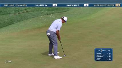 Aldrich Potgieter | Round 1 | 2nd hole | Shot 4 | 2026 THE PLAYERS