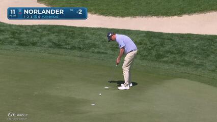 Henrik Norlander | Round 3 | 11th hole | Shot 4 | 2025 Valspar