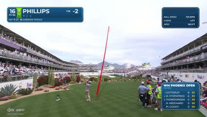 Chandler Phillips | Round 1 | 16th hole | Shot 1 | 2026 WM Phoenix Open