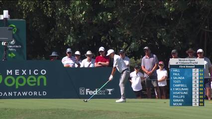 Sam Stevens | Round 1 | 7th hole | Shot 1 | 2025 Mexico Open