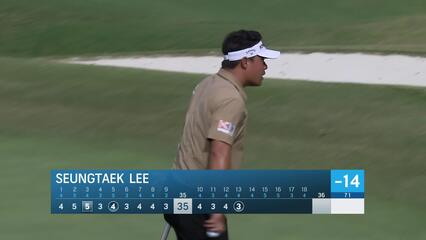 Seungtaek Lee | Round 3 | 13th hole | Shot 3 | 2025 BMW Charity Pro-Am