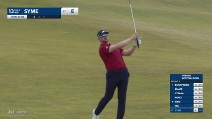 Connor Syme | Round 1 | 13th hole | Shot 2 | 2025 Genesis Scottish Open