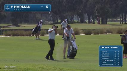 Brian Harman | Round 2 | 4th hole | Shot 3 | 2025 The RSM Classic