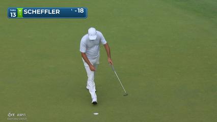 Scottie Scheffler | Round 3 | 13th hole | Shot 4 | 2026 Travelers